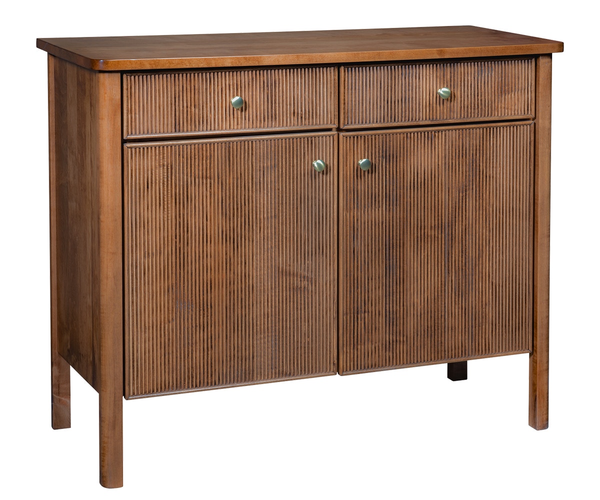 Amish Oak & Cherry Buffet Cabinet Benson-22
