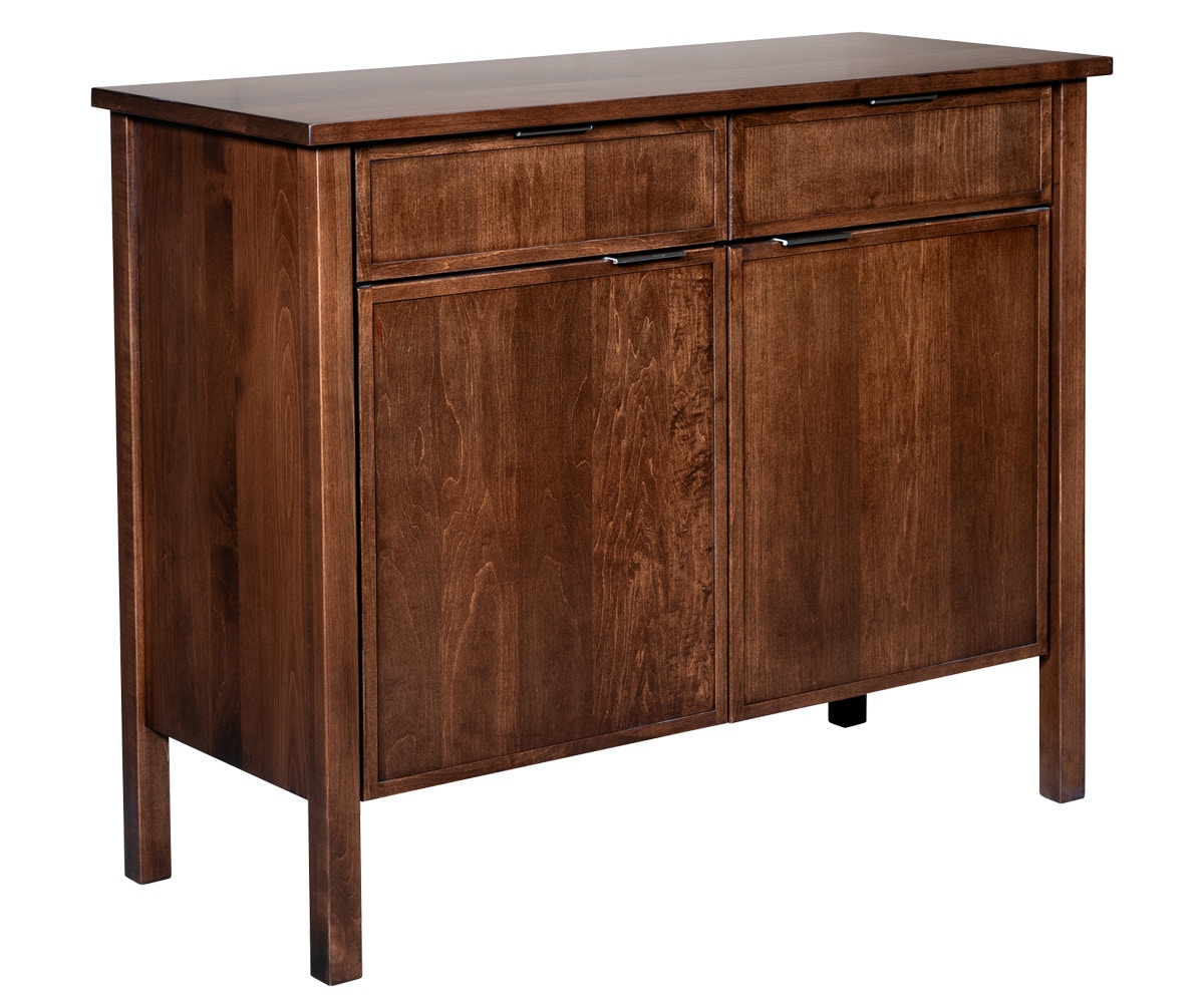 Amish Oak & Cherry Buffet Cabinet Cortland-22