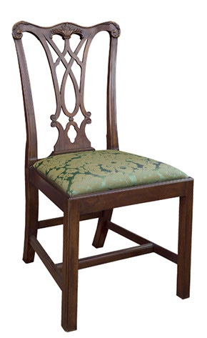 Henkel Harris Furniture Dining Room Chippendale Side Chair