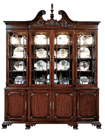 Henkel Harris Furniture Dining Room Breakfront China Henkel 2382cl