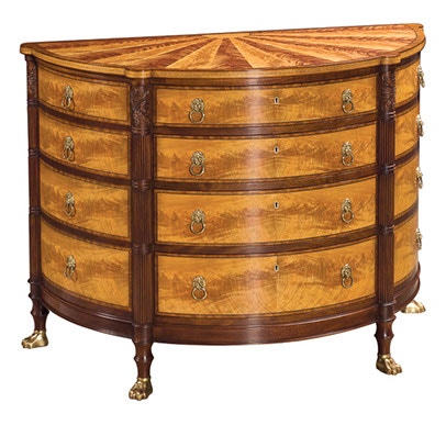 Henkel Harris Furniture Bedroom Demilune Chest Henkel 5747