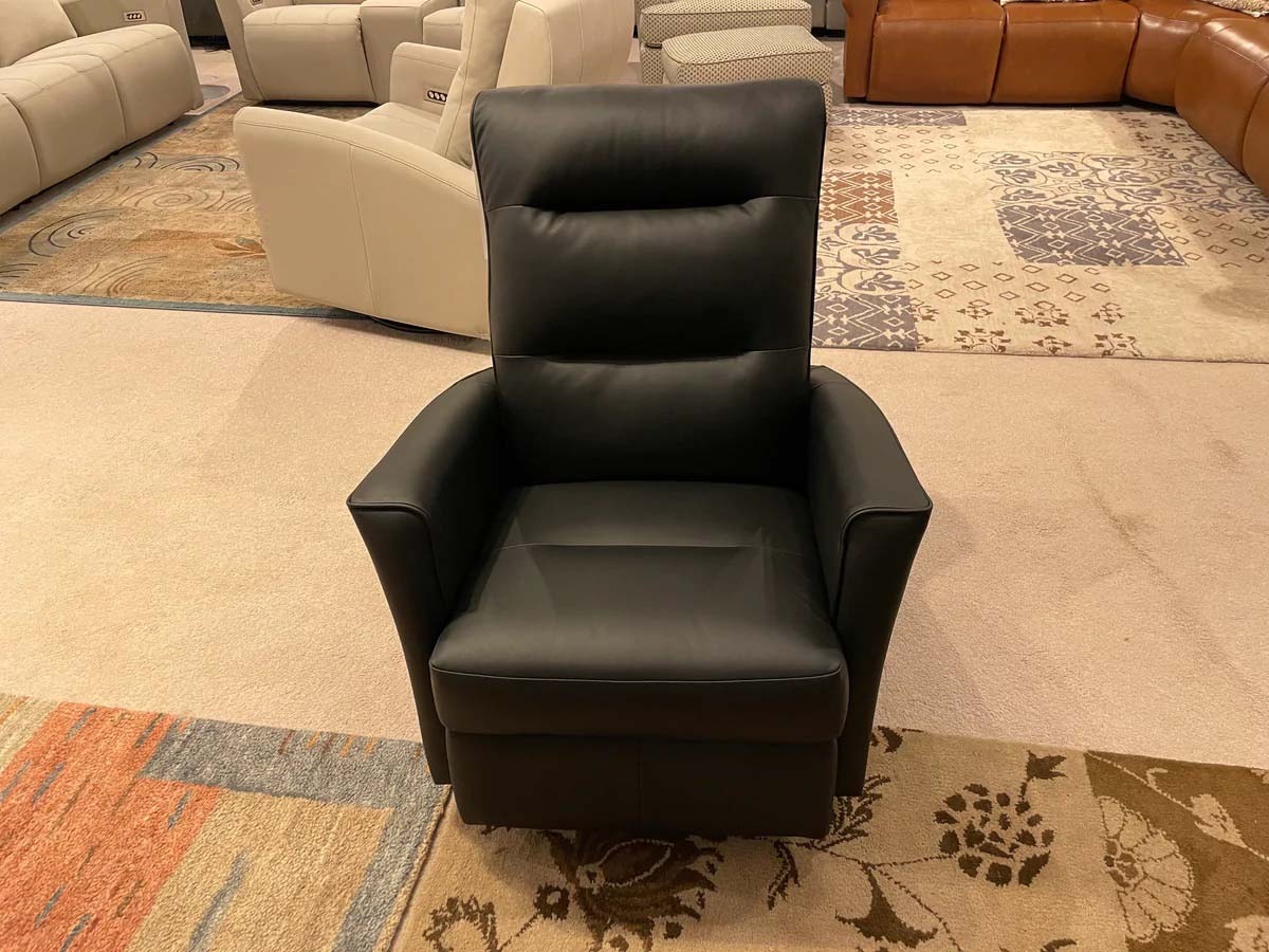 Leather and More Living Room Leather Power Recliner by Elran L0342