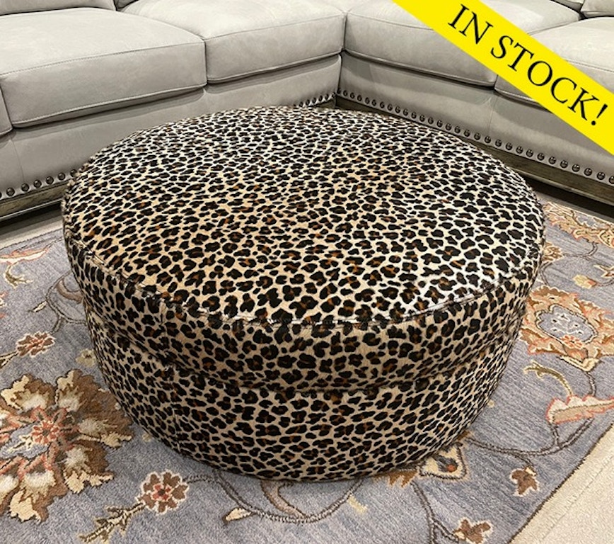 American Classics Leather - Leopard print - Hair on Hide Ottoman - In –  Leather and More in Hickory NC