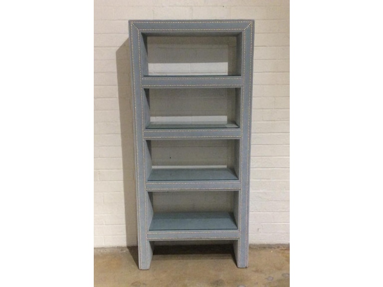 Mitchell Gold Bob Williams Factory Outlet Home Office Bookcase In Mitchell Gold Bob Williams Factory Outlet Bookcase In Boulevard Sky Blue 74 5tall 13 5