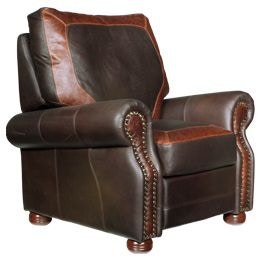 Leather and More Living Room Legacy Leather Collection Mason Recliner