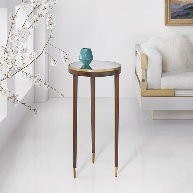 Modern History Lyon Spot Table Ebony MH1091F01