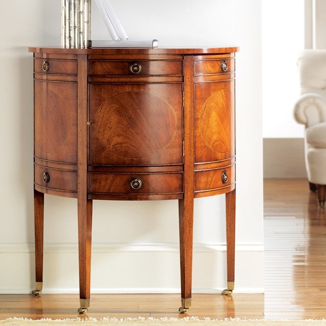 Modern History Georgian Half Round Cabinet MH196F01