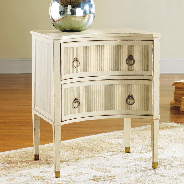 Modern History Gustavian Bedside Chest in Grey MH251F02