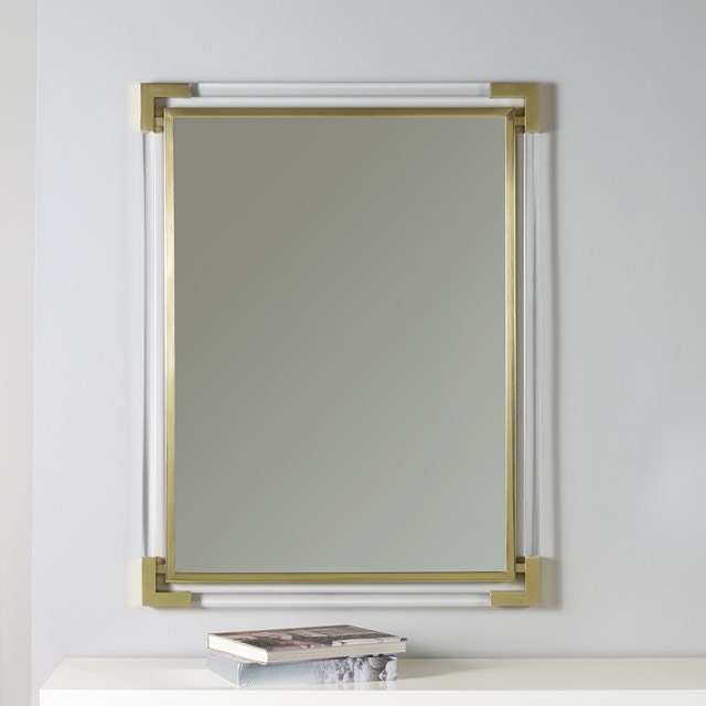 Modern History Brass Mirror With Plexi MH701F01