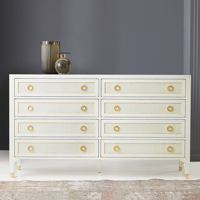 Modern History Swedish Reeded Dresser MH892F02