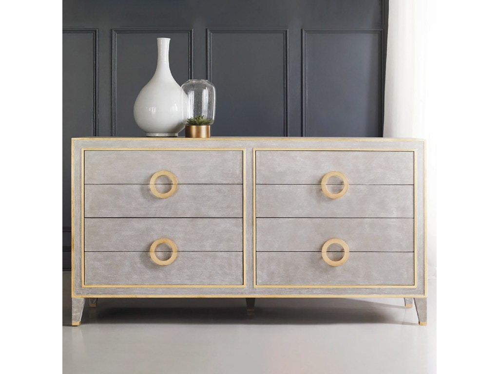 Modern History Abstract Dresser - Antique Grey MH421F02