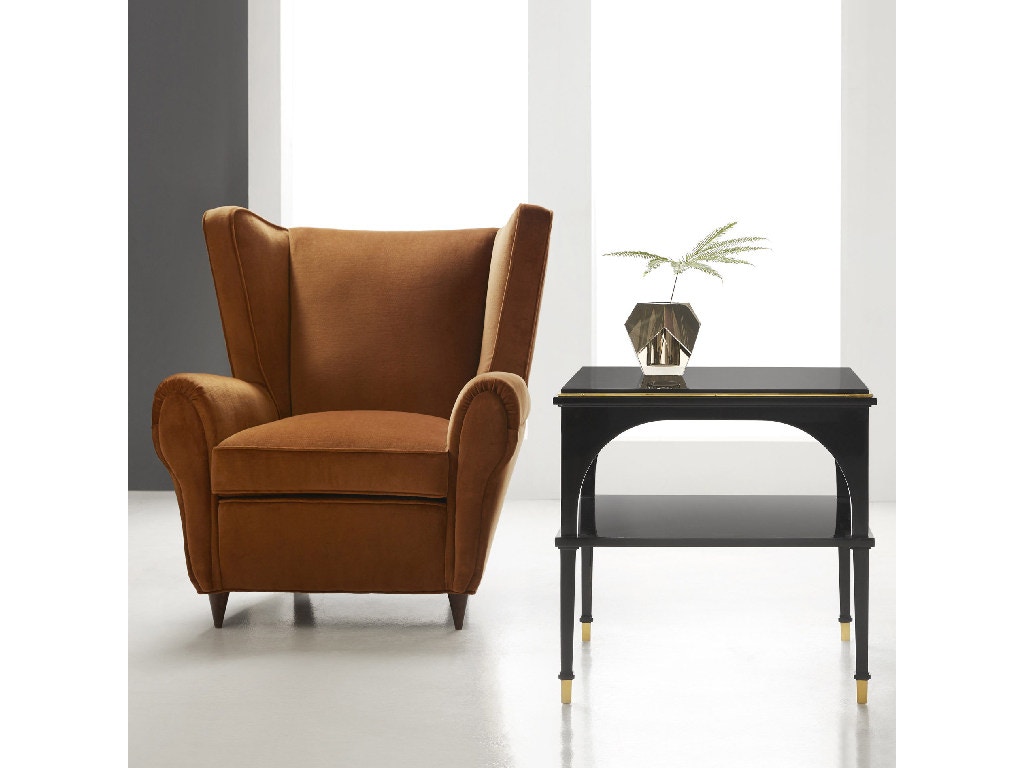 Modern History Classical End Table Ebony MH577F02