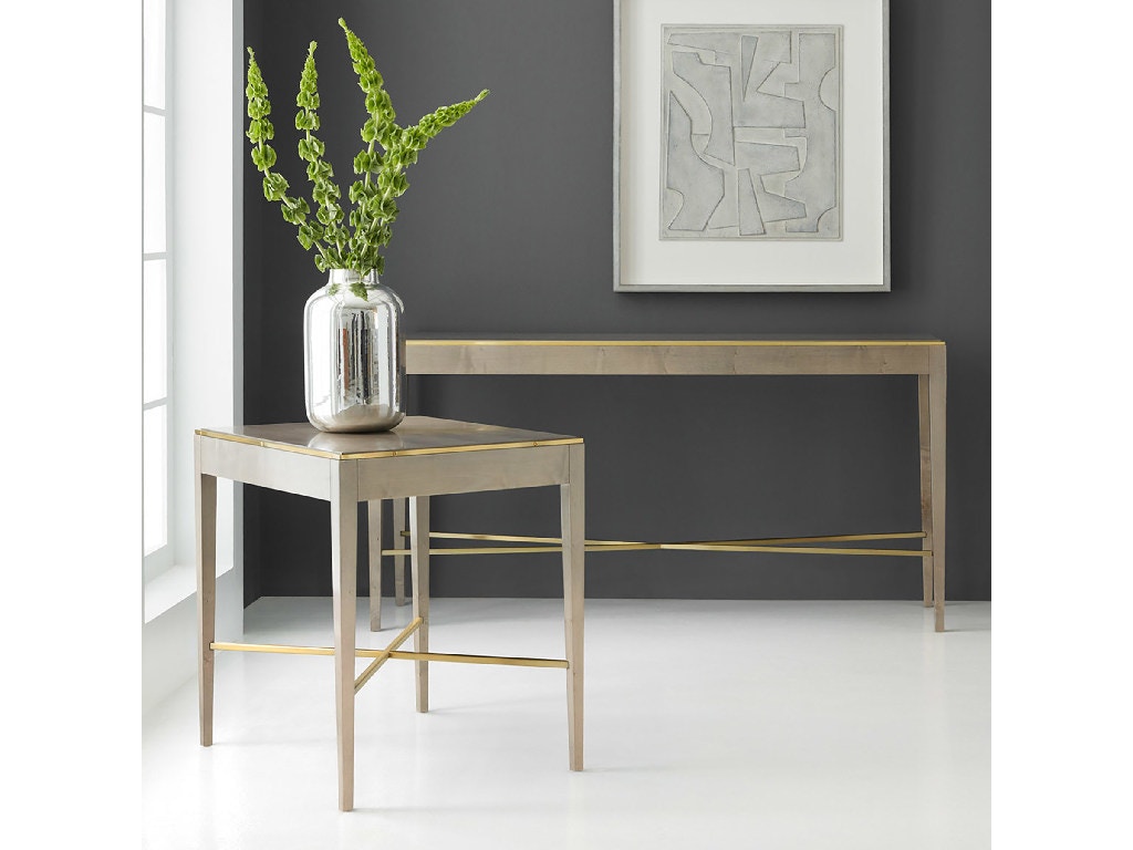 Modern History Large Georgian End Table - Grey Sycamore MH939F01