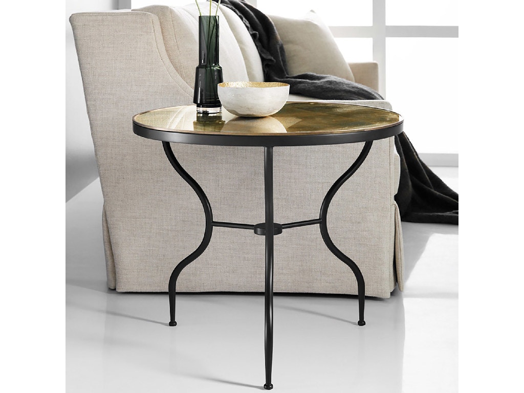 Modern History Wrought Iron End Table MH973F01