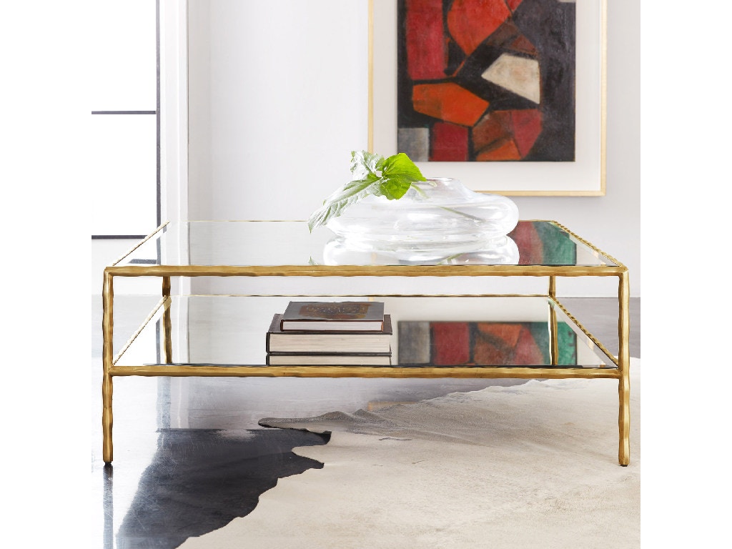 Modern History Organic Square Cocktail - Gold Leaf MH989F01