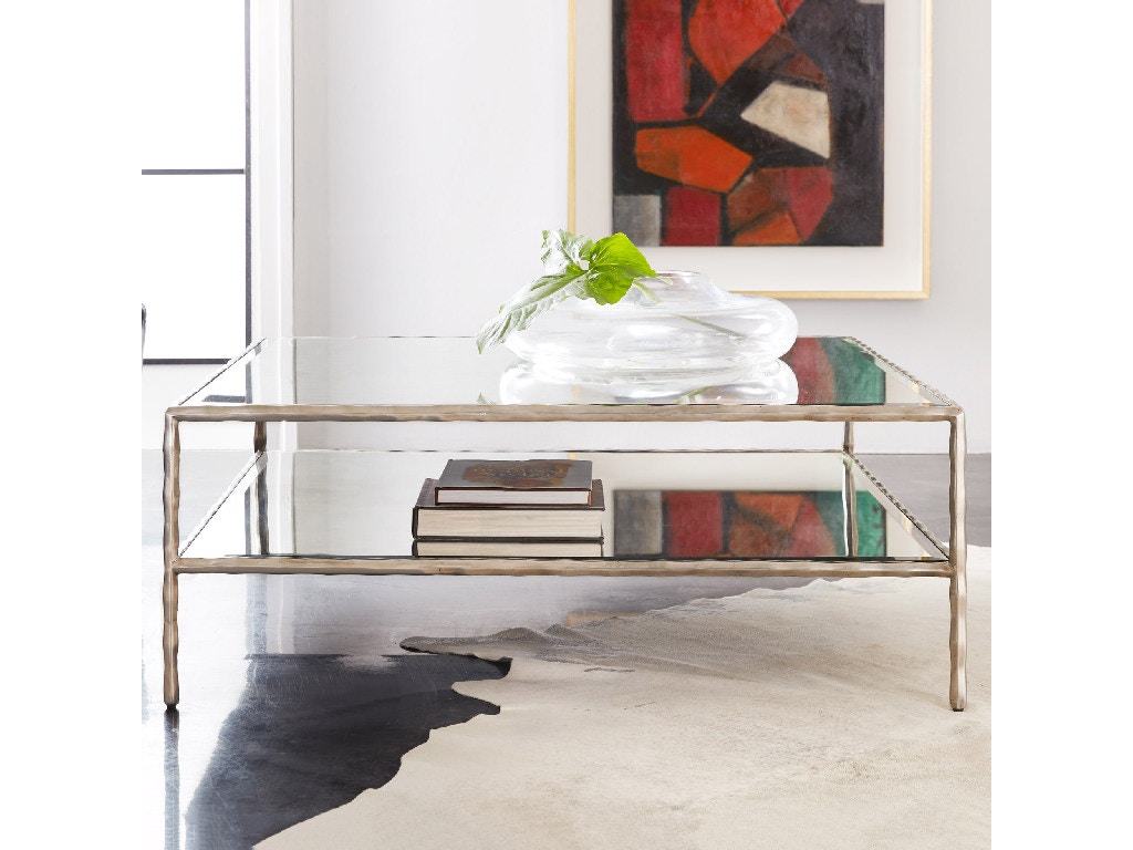 Modern History Organic Square Cocktail - Antique Aluminum MH989F04