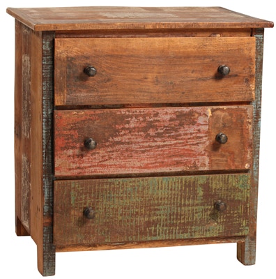 Dovetail Furniture Bedroom Nantucket 3 Drawer Dresser by Dovetail NE404