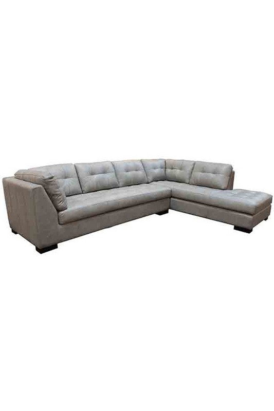 Omnia Leather by Leather and More Leather Sectional Newport