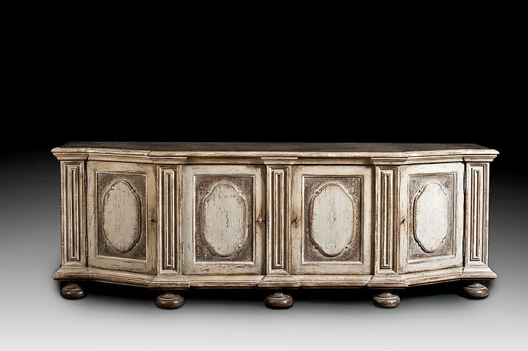 David Michael Furniture Replica of an antique authentically finished and painted Sideboard PM-7867-R
