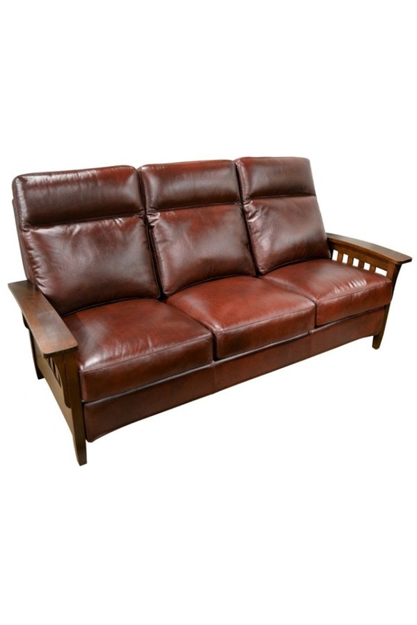 Omnia Leather by Leather and More Leather Sofa Prairie