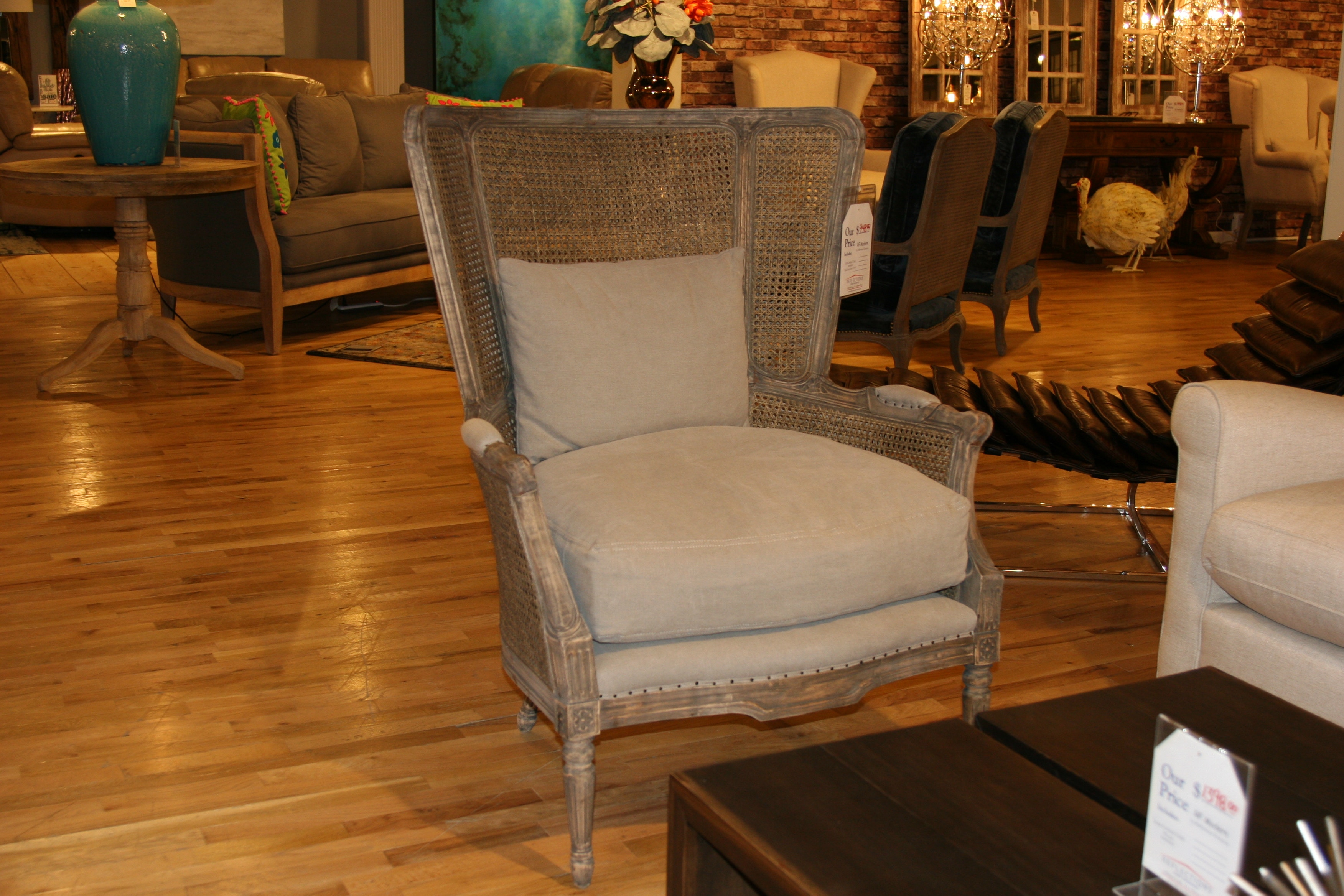 RF Modern by Reflections Euro Salon Chair in dark gray fabric by RF Modern REFSP006
