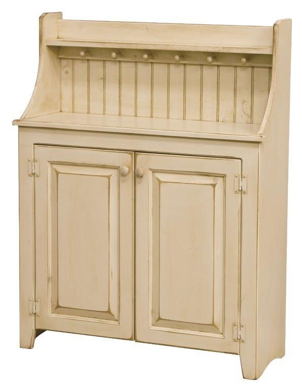 Amish Oak & Cherry Solid Wood Dry Sink Made in USA 210-Large