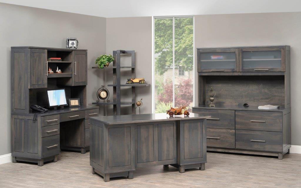 Amish Oak & Cherry Home Office Group Made in USA Urban Group