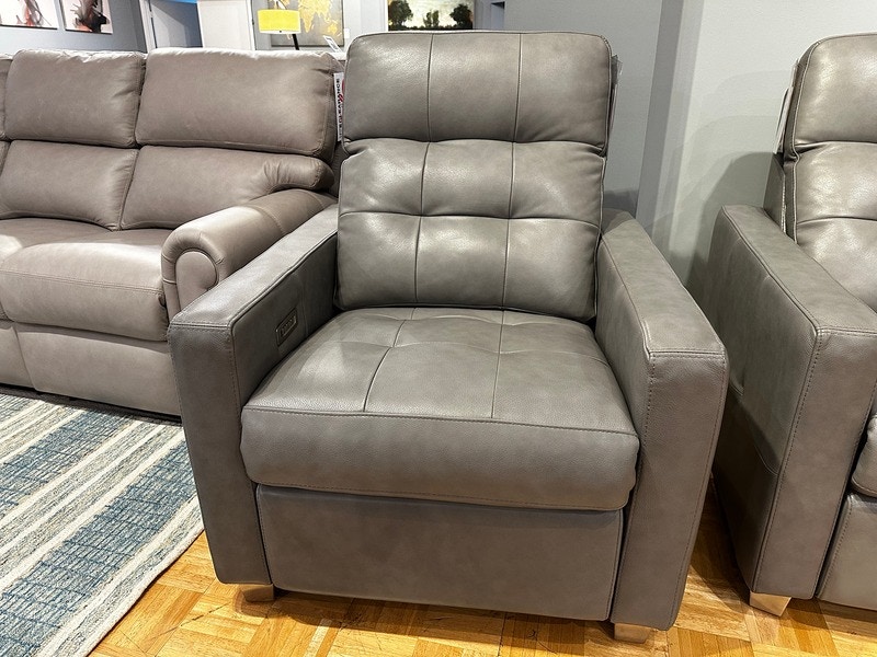 Leather & More Powered Leather Recliner Ryan-RE