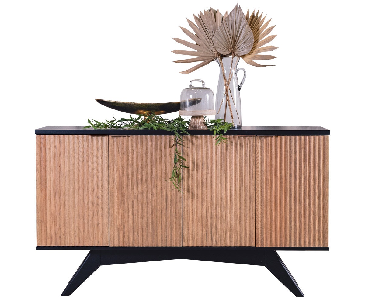 Amish Oak & Cherry Solid Wood Server Sandusky-104