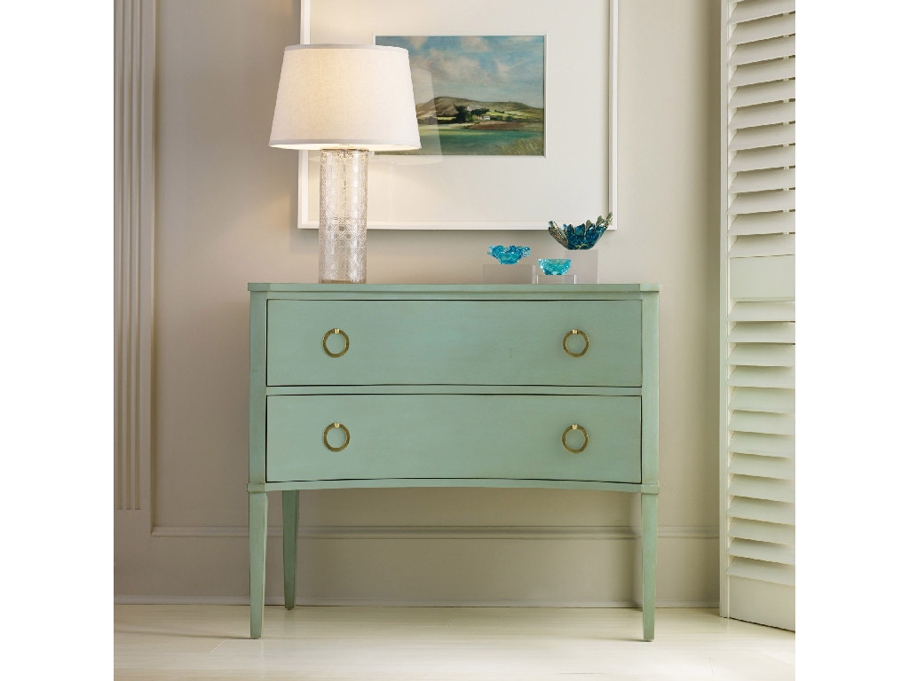 Somerset Bay Home Two Drawer Concave Side Chest SBT267