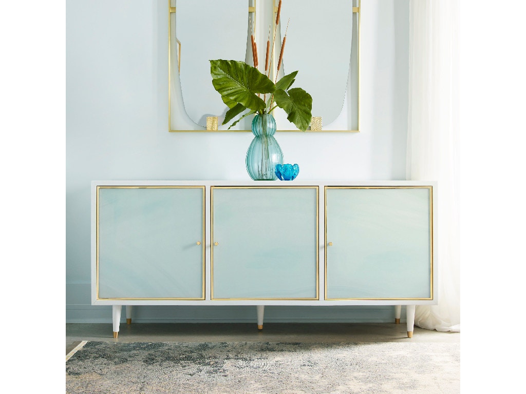 Savannah deals teal credenza