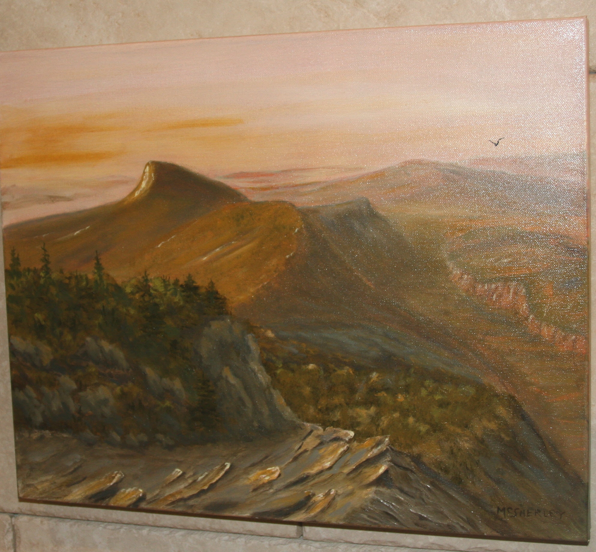 Sunset over Linville Gorge