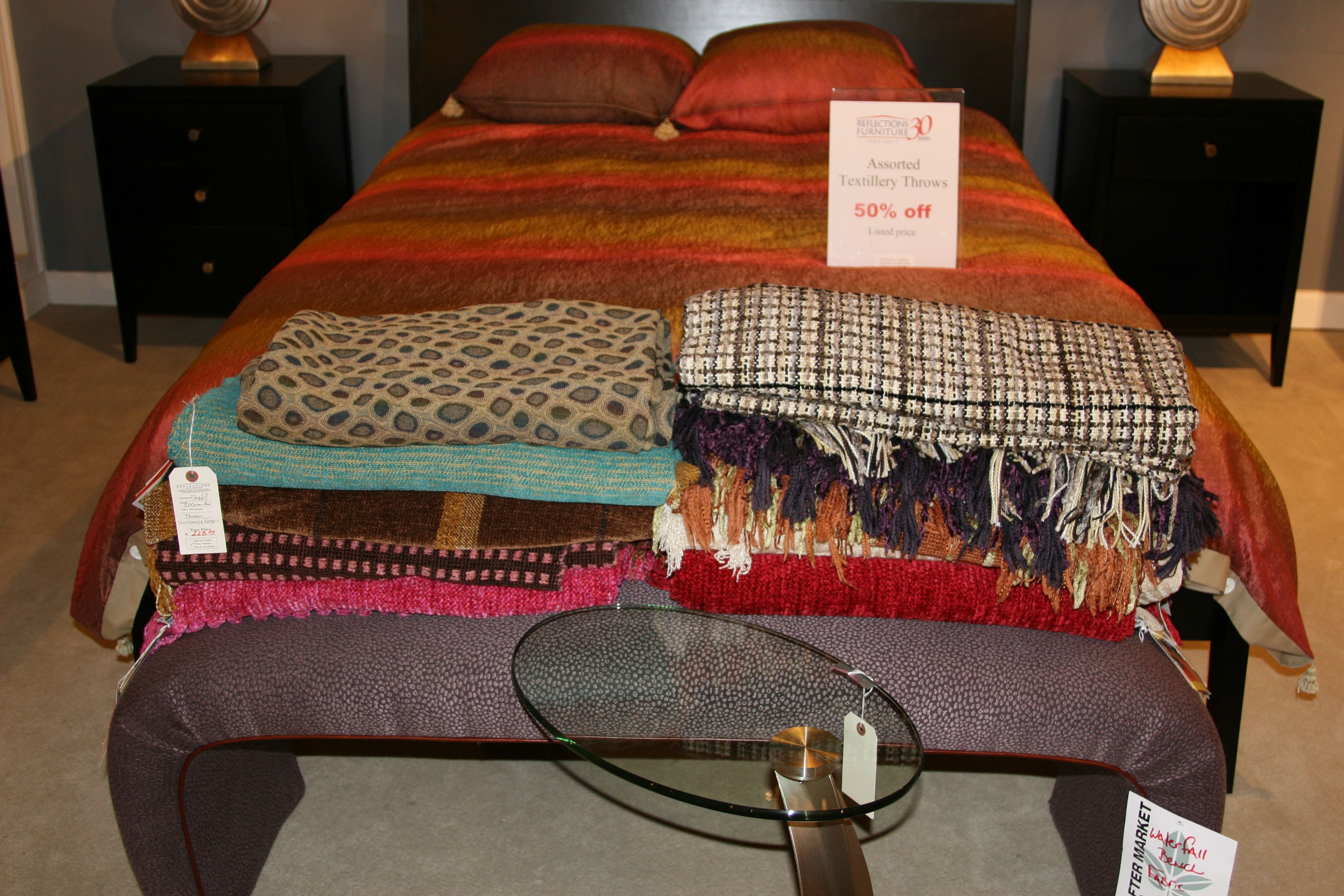 Reflections Furniture Assorted Throws (50 Off) Textillery Hickory