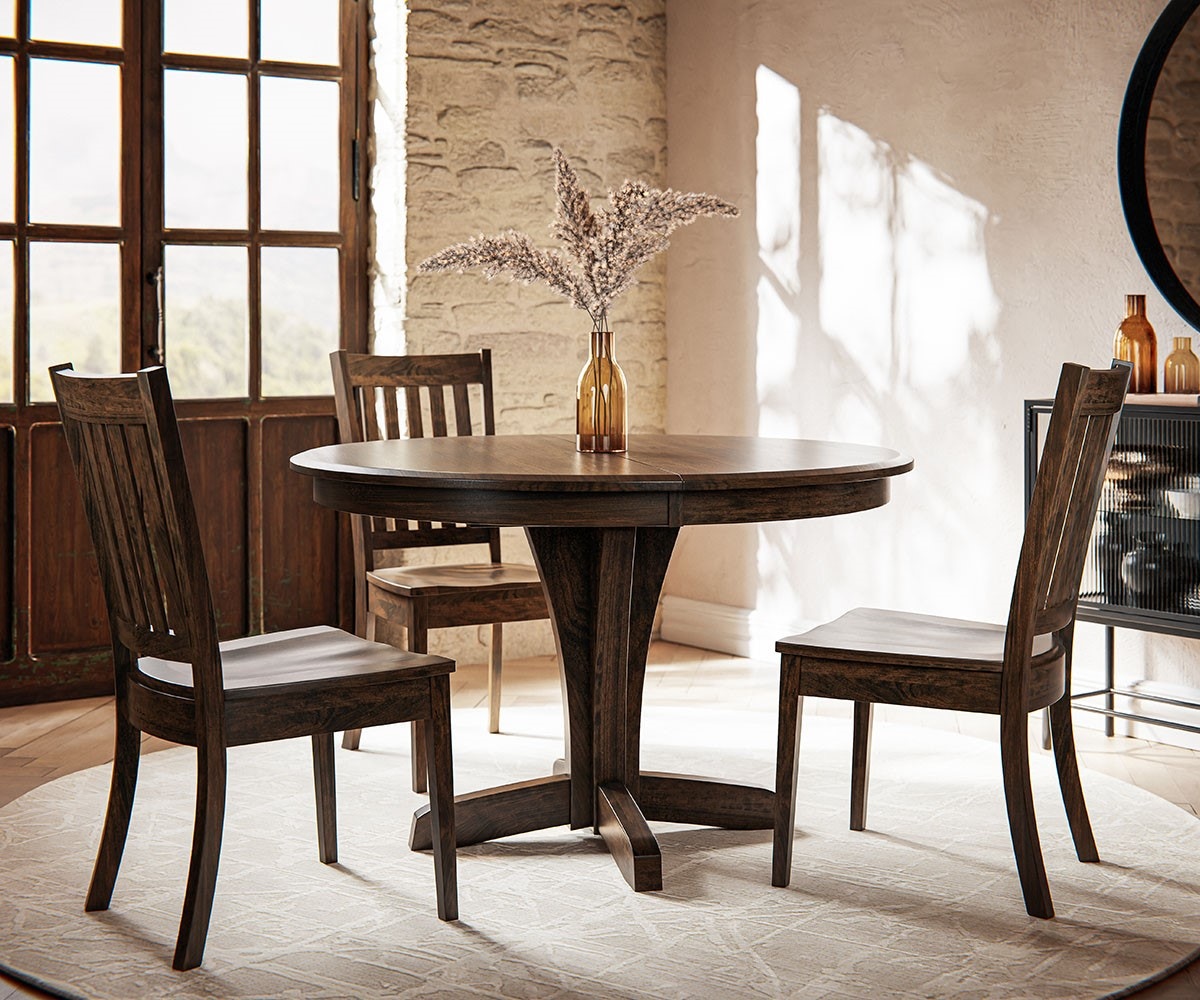 Amish Oak & Cherry Woodside Woodworks Solid Wood Dining Group Uvalde