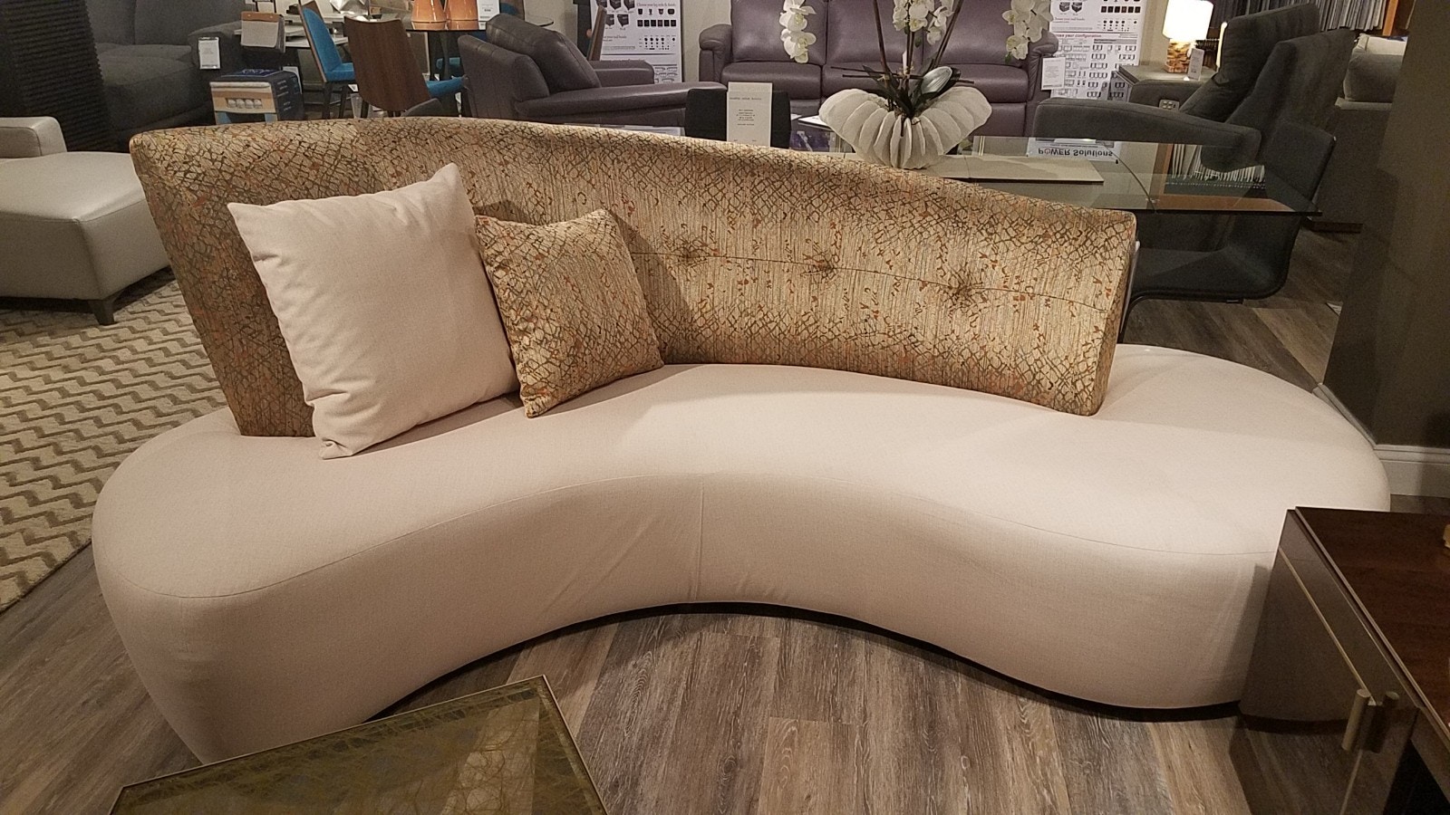 Lazar Industries, Odyssey 2 sofa with high left back