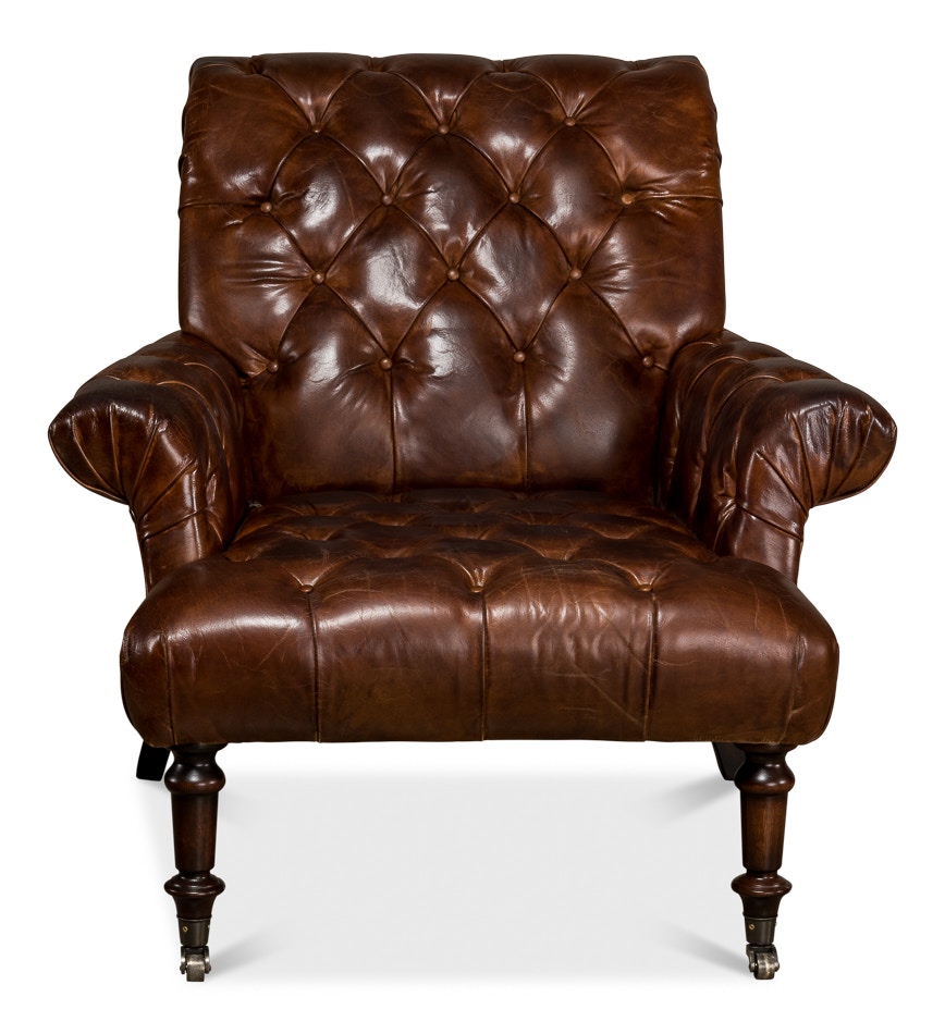 Sarreid English Tufted Chair 53121