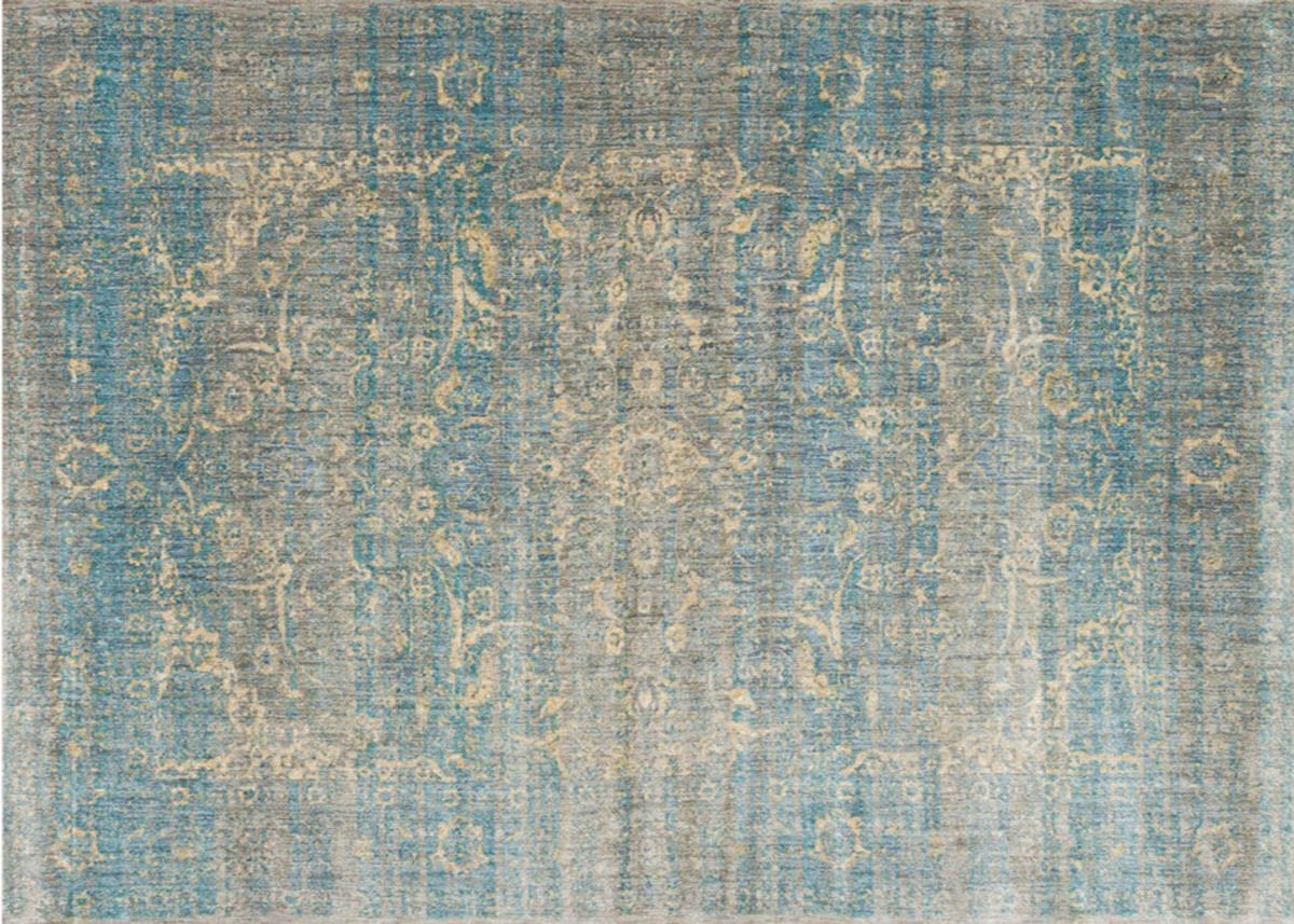Loloi Rugs Ornate traditional rug AF-10 LT. BLUE / MIST