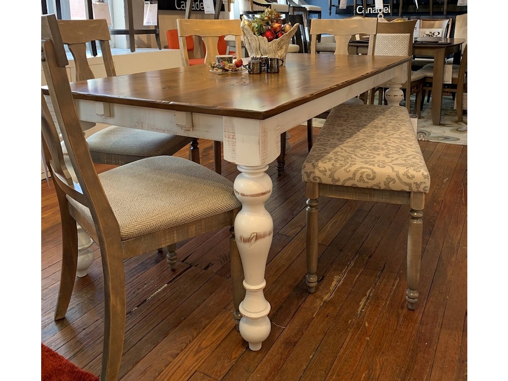 Canadel Champlain Dining Set With Bench Canadel Champlain Dining Set With Bench