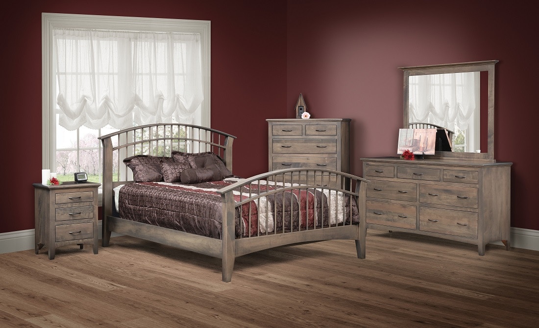 Grossman Private Collection Choices Queen Spindle Bed 13156