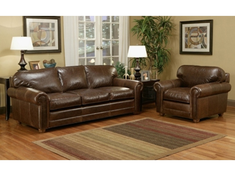 Omnia Leather Dalton Sofa 186682 Grossman Furniture