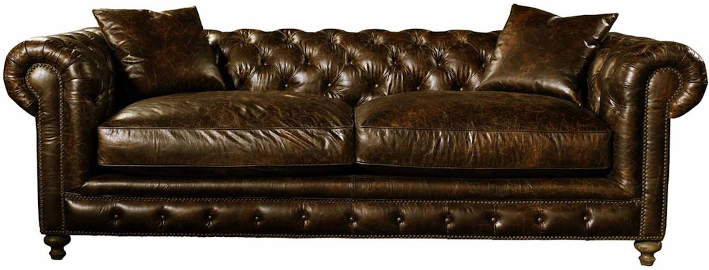 spectra home leather sofa