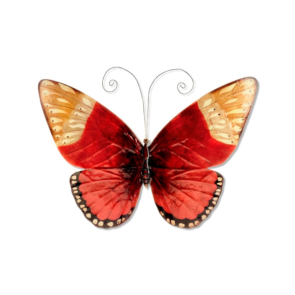 Eangee Red Butterfly Wall Decor M2025