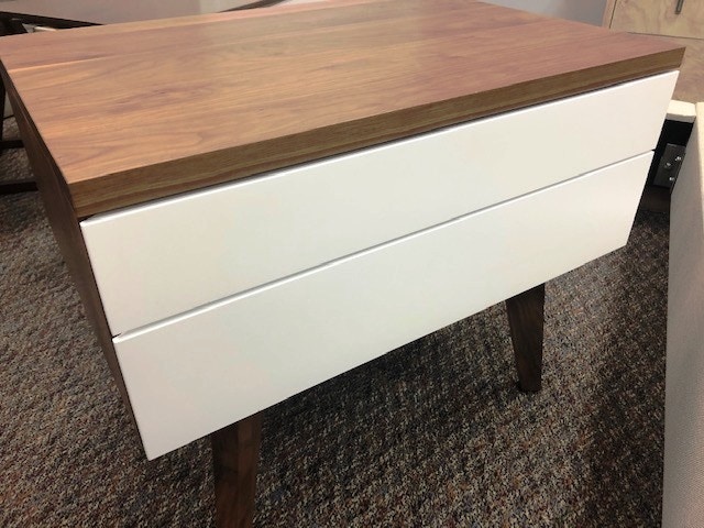 West Bros 2 Drawer Walnut Nightstand 722 79 552 Mst Cottswood