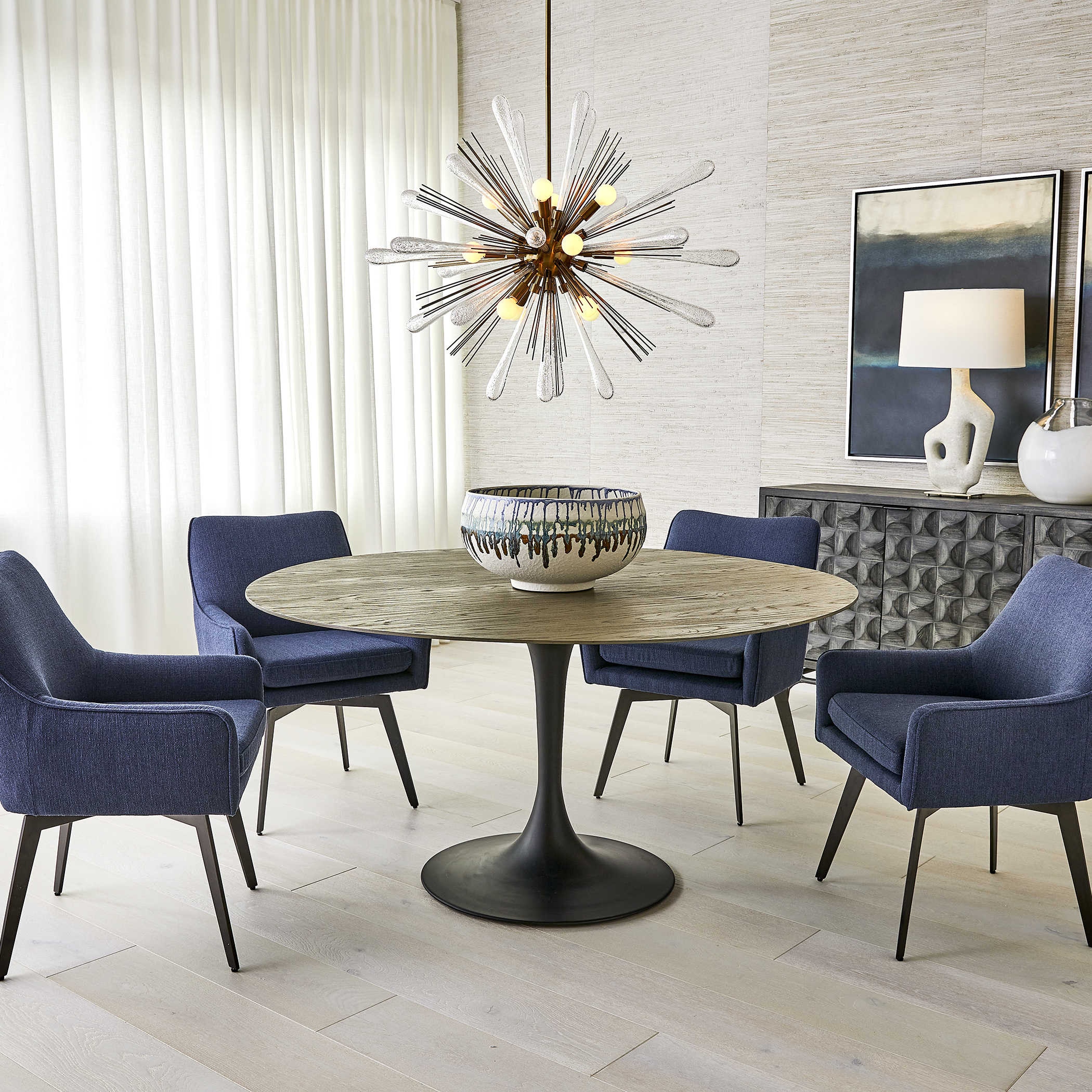 Uttermost Brando Dining Table R24931 Cottswood Interiors Edmonton, AB