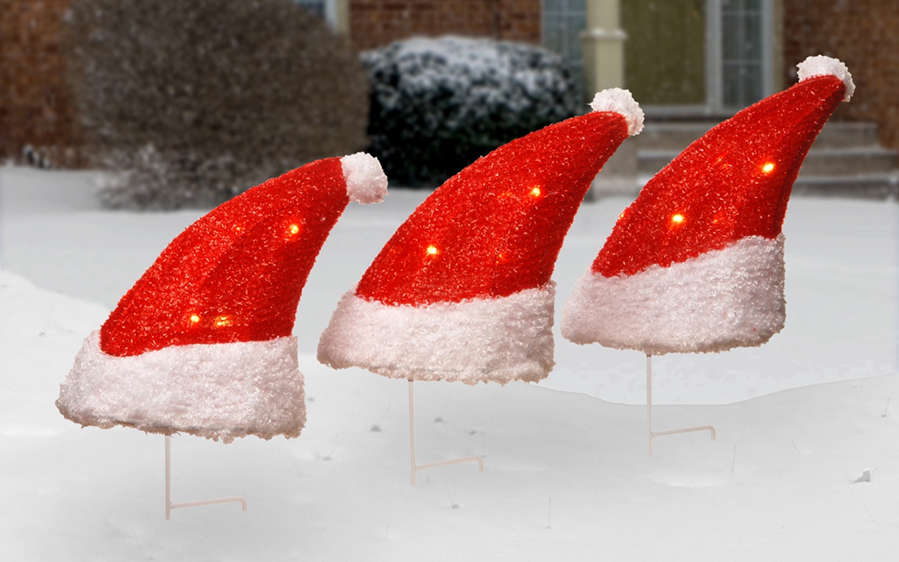 santa hats for chairs