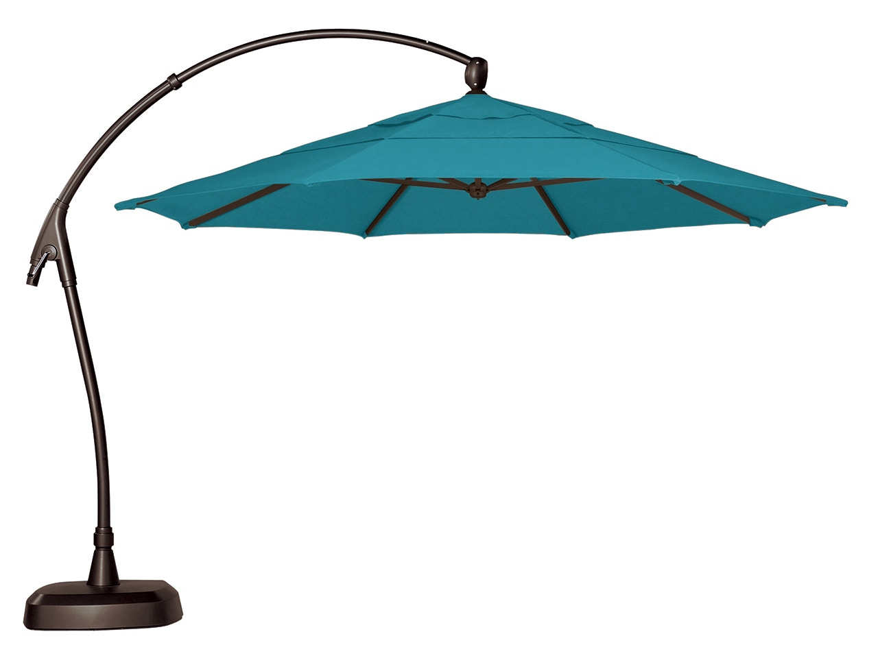 Outdoor Patio Treasure Garden Bronze Aluminum 11 Ft Cantilever