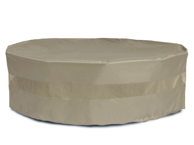 Outdoor Patio Round Fire Pit Or Ottoman Cover 5129318 Fortunoff
