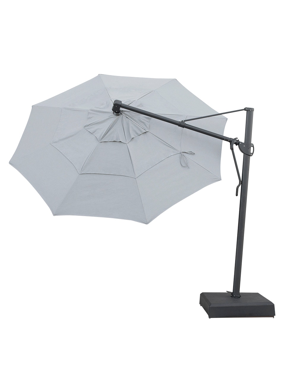 Living Room Treasure Garden 11 Ft Boulder Aluminum Cantilever Umbrella Akz11 7695860 Fortunoff