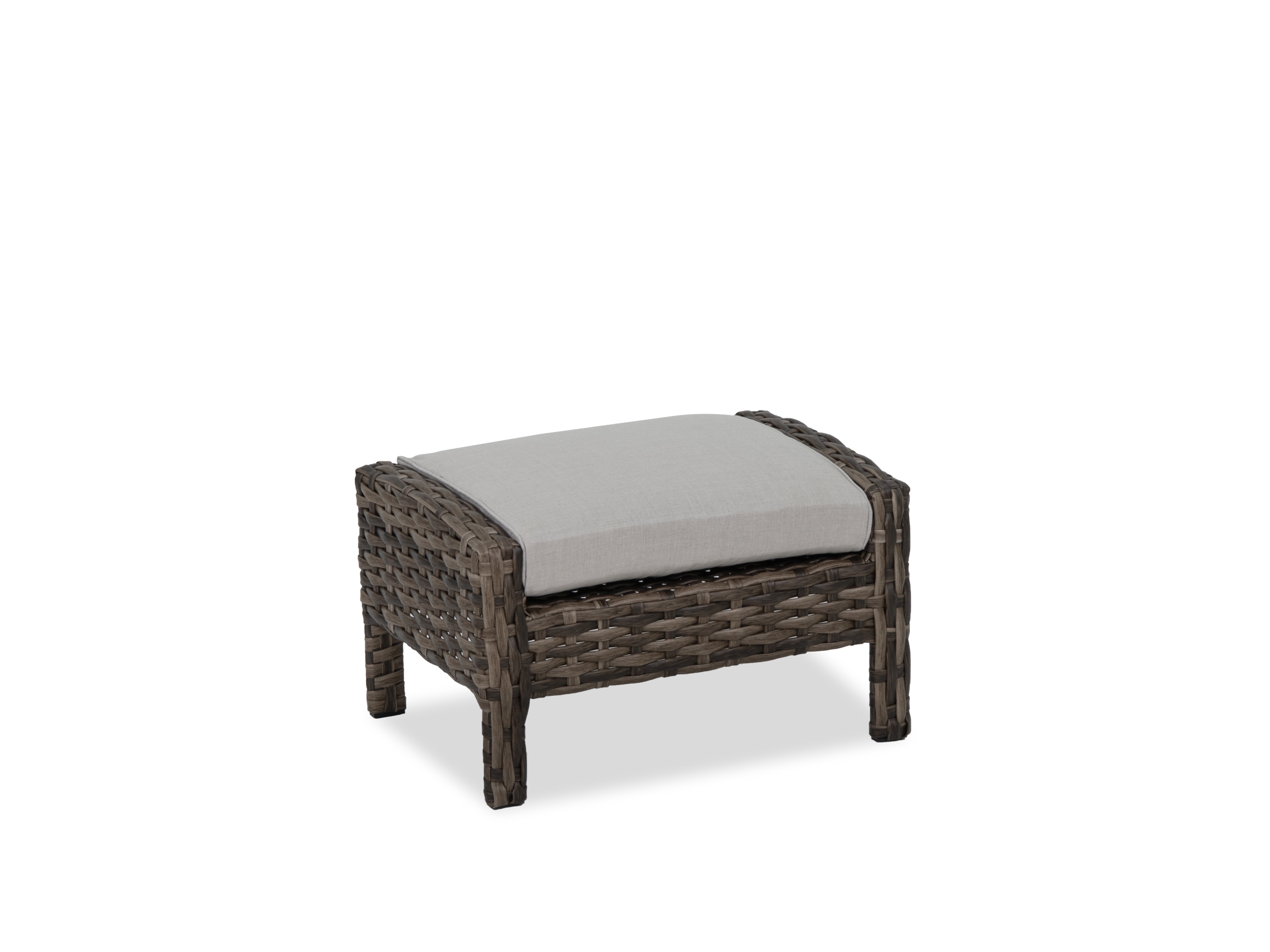 Outdoor Patio Cabo Caribou Outdoor Wicker And Idol Seagull Cushion