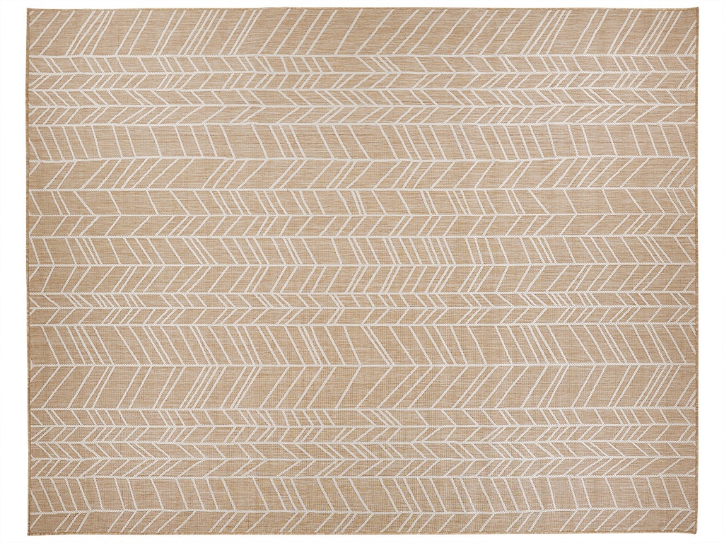 Outdoor Patio Carmel Sand Chevron 8 Ft X 10 Ft Rug Fortunoff Backyard Store Houston